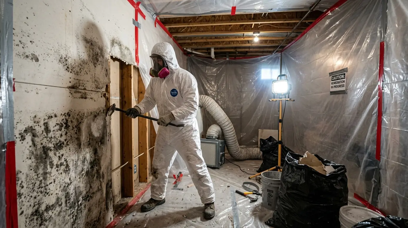 Sewage, mold and odor work by Clean Home in Spokane Valley